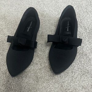 Nanette Lepore Elegant Black Flats with Bow